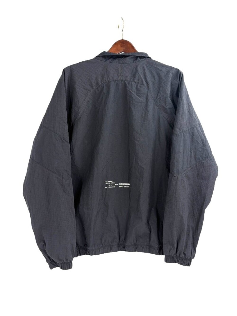 Nike Air Jordan 23 Jacket Zip Engineered Windbreaker Mens Large Ripstop Black - Picture 2 of 9